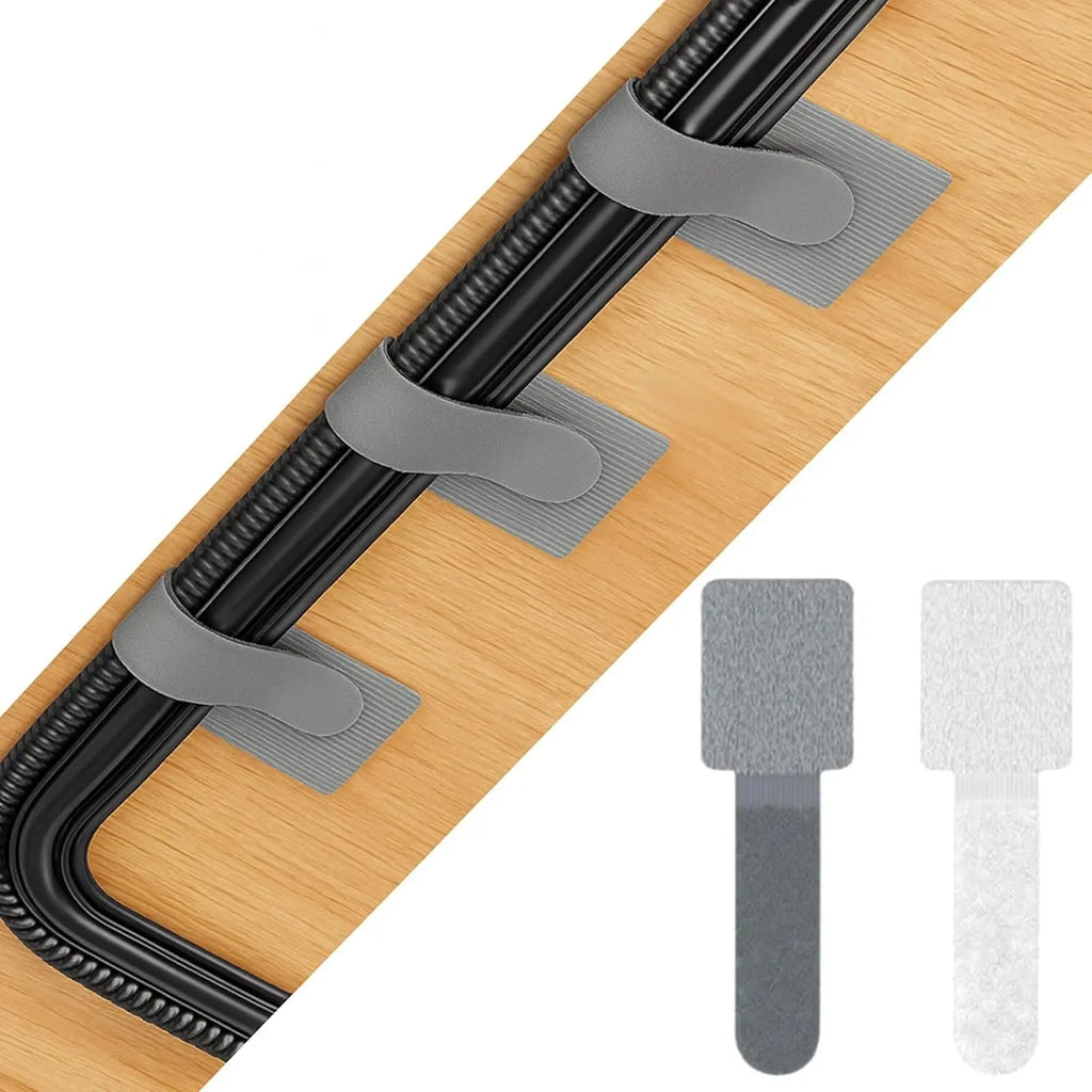 CableKeep Pro — Reusable Cable Organizer Straps (Pack of 10)