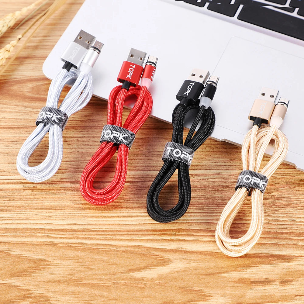 MagFlow Pro — 3-in-1 Magnetic 
Charging Cable with LED Light